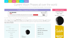 Desktop Screenshot of moon-phases.info